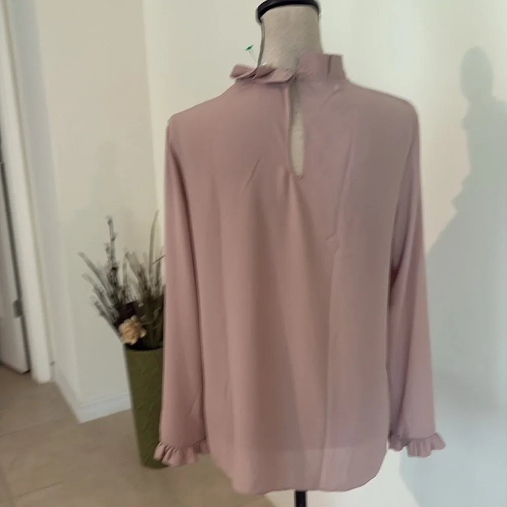 NWT medium violet and Claire pink dress shirt 1105 - Picture 4 of 6